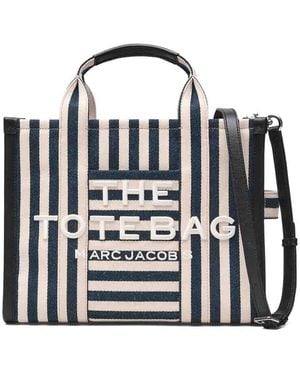 Marc Jacobs The Tote Bag With And Stripes - Black