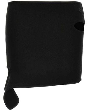Courreges Loop Milano Skirt - Black
