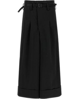 Junya Watanabe High Waist Trousers - Black