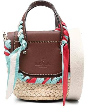 CUBA LAB Habanera Bucket Bag - Red