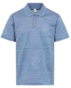Berluti Cotton Polo - Blue