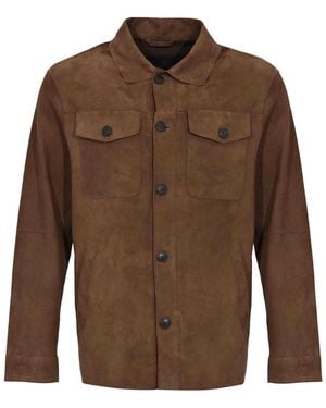 Leather Authority Mimas Suede Jacket - Brown