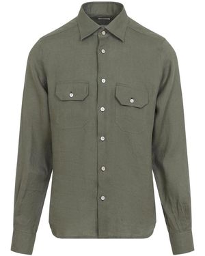 Kiton Linen Shirt - Green