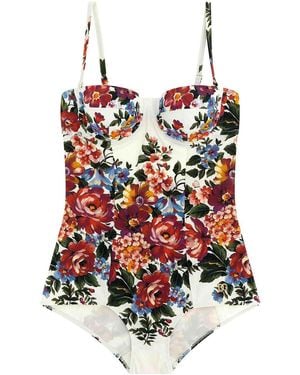 Dolce & Gabbana Re-Edition 2000 One-Piece Swimsuit - White