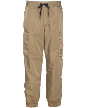 Moncler Logo Trousers - Natural