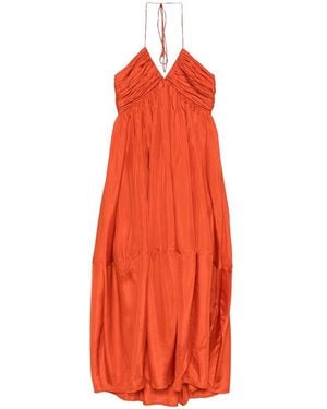 Zimmermann Vestido Largo - Naranja