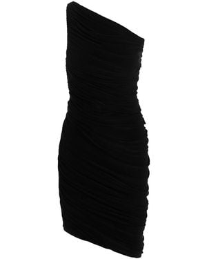 Norma Kamali Diana One-shoulder Stretch-woven Maxi Dress - Black