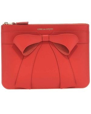 Comme des Garçons Big Bow Wallet - Red