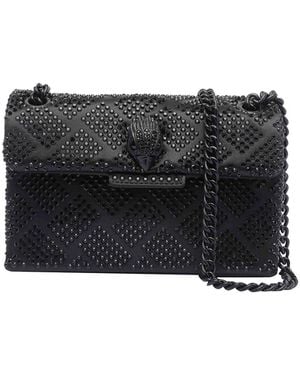 Kurt Geiger Mini Kensington Crystals Crossbody Bag - Black