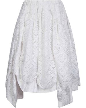 Comme des Garçons Ladies Trousers - White