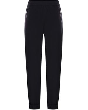 Moncler Trousers Gore-Tex 3L Lightweight Plain Weave - Blue