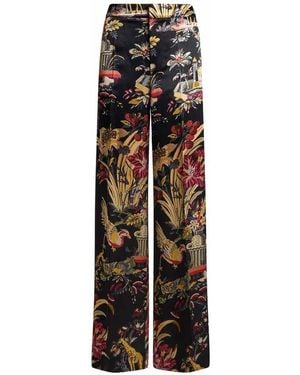 Etro Printed Pants - Black