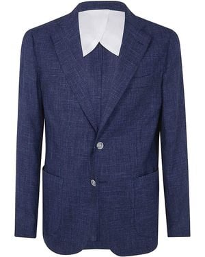 Barba Napoli Bactive Mono Jacket - Blue