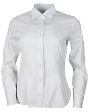 Barba Napoli Cotton Shirt - White