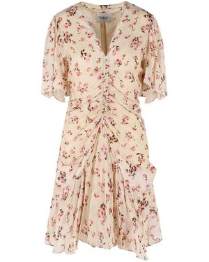 Isabel Marant 'Vivienne' Viscose Dress - Natural