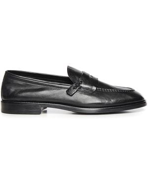 Giuliano Galiano Tequila Leather Loafers - Black