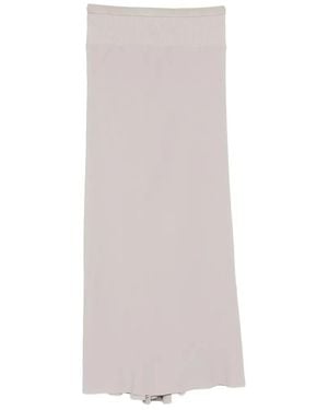 Rick Owens Woven Skirt - White