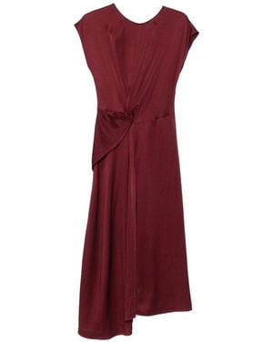 Victoria Beckham Draped Maxi Dress - Red