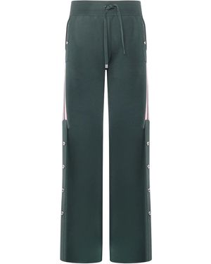 Pinko Track Pants With Love Birds Logo - Green