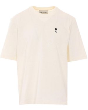 Ami Paris T-shirts And Polos - White
