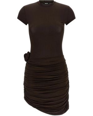ROTATE BIRGER CHRISTENSEN Draped Dress - Black