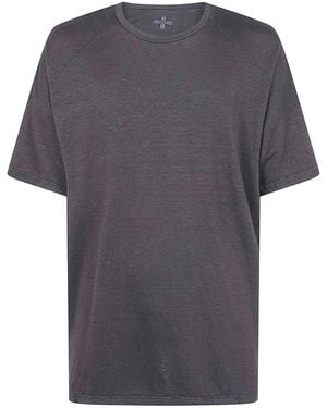 MD75 Linen Oversized T-Shirt - Gray