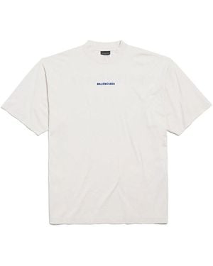 Balenciaga Back T-Shirt Medium Fit - White