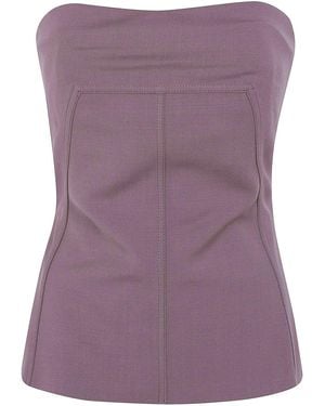 Rick Owens Bustier Top - Purple