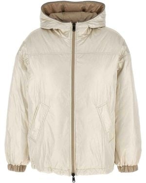 Brunello Cucinelli Down Jackets - Natural