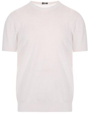 Kiton Crewneck Sweater - White