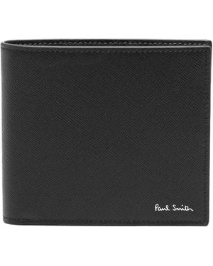 Paul Smith Leahter Bifold Wallet - Black