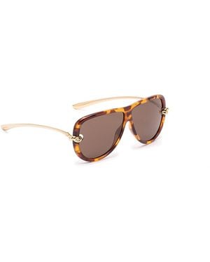 Bottega Veneta Sunglasses - Brown