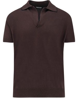 Tom Ford Polo Shirt - Brown