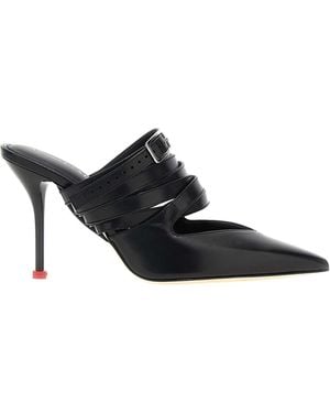 McQueen Mules - Black