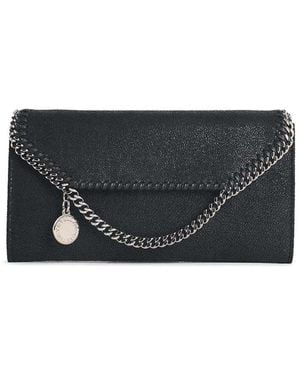 Stella McCartney Continental Wallet With Flap - Grey