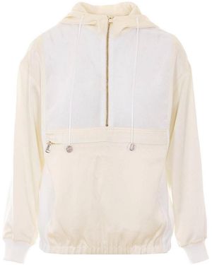 Fabiana Filippi Half Zip Hoodie - White