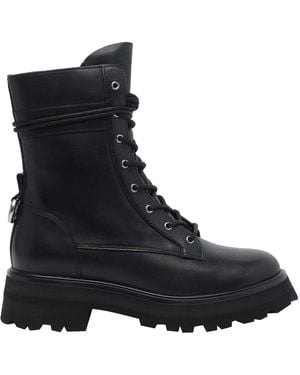MICHAEL Michael Kors Caleb Lug Booties - Black