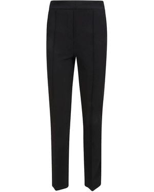 La Petite Robe Di Chiara Boni Straight Crop Trousers - Black