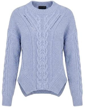 Dondup Rundhalspullover - Blau