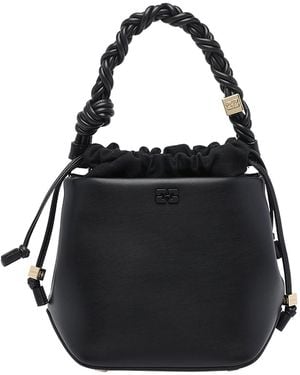 Ganni Bou Bucket Bag - Black