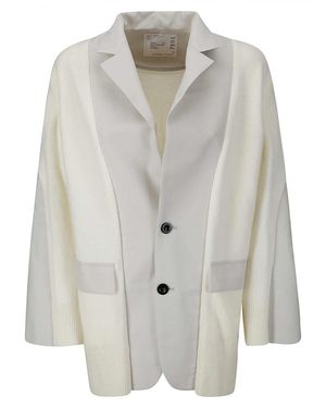 Sacai Suiting X Knit Jacket - Grey