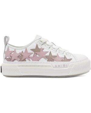 Amiri Stars Court Low Trainers - White