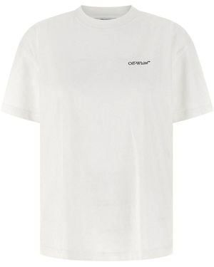 Off-White c/o Virgil Abloh Arrow Glowing Flower T-Shirt - White