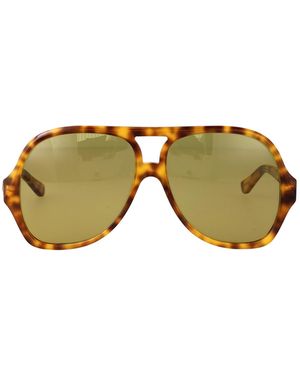 Chloé Lunettes De Soleil - Marron
