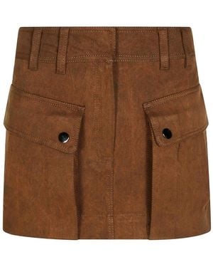 ANDAMANE Mini Skirt - Brown