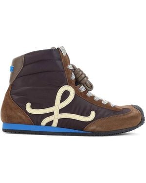 Loewe Ballet Runner 20 High Top Sneakers - White