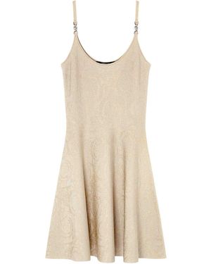 Versace Midi Dress - Natural