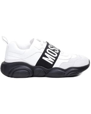 Moschino Teddy Band Trainers - White