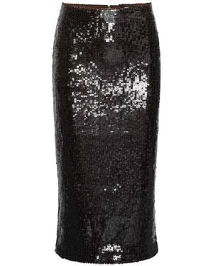 ROTATE BIRGER CHRISTENSEN Jupe Midi - Noir