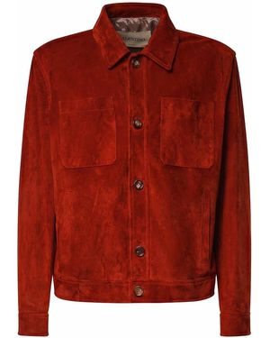 Valentino Garavani Suede Jacket - Red